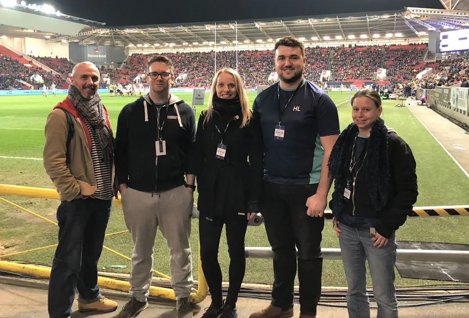 Volunteers at Ashton Gate