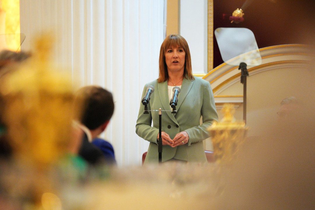 Rachel Reeves speaking at Mansion House 2025.jpg