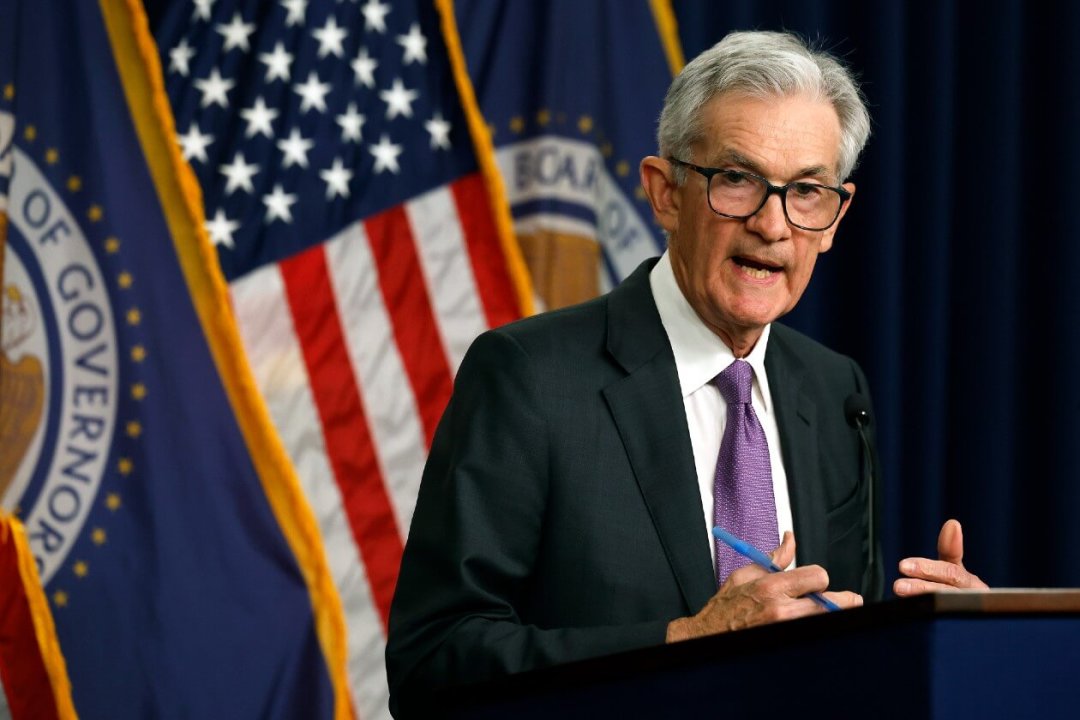 Federal Reserve Chairman Jay Powell delivering a press conference.jpg