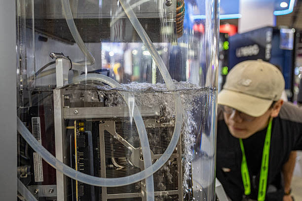 AI data centre cooling system
