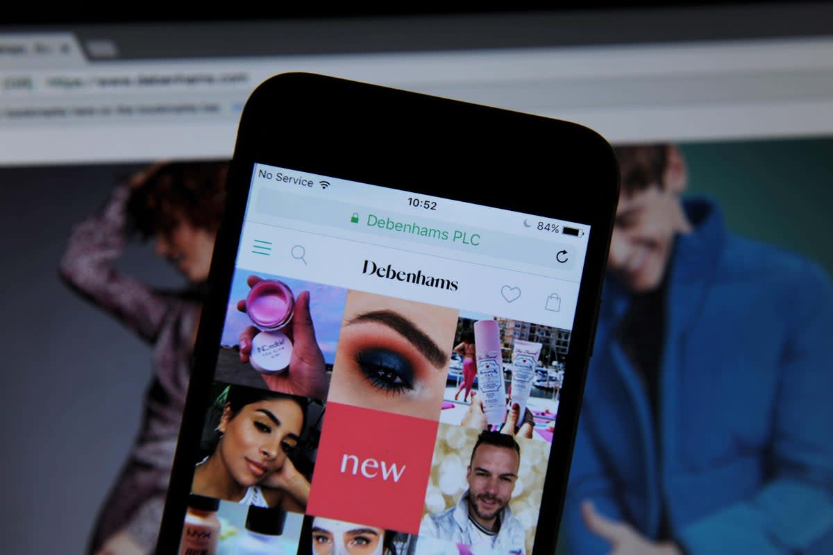 Debenhams online