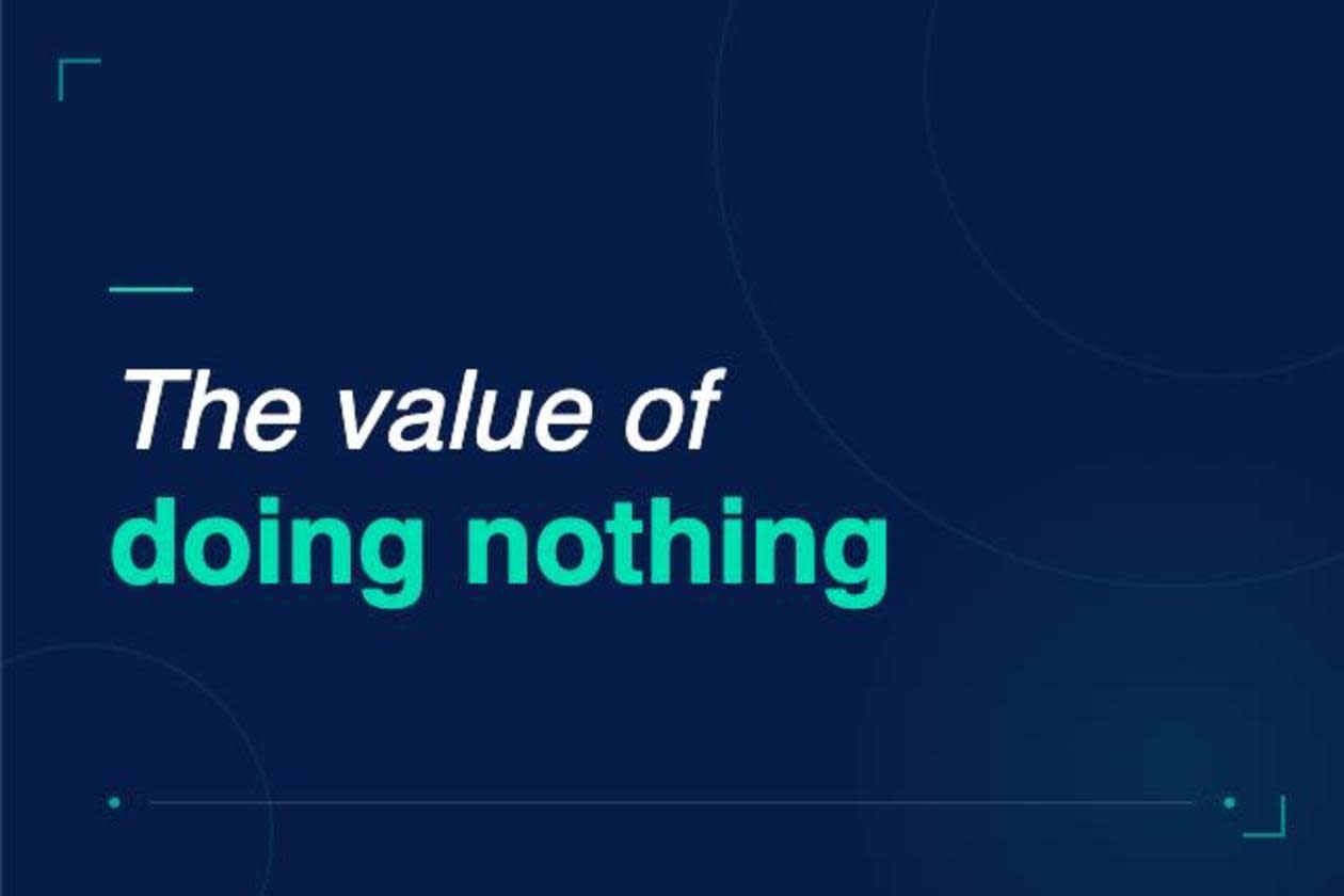 The value of doing nothing image