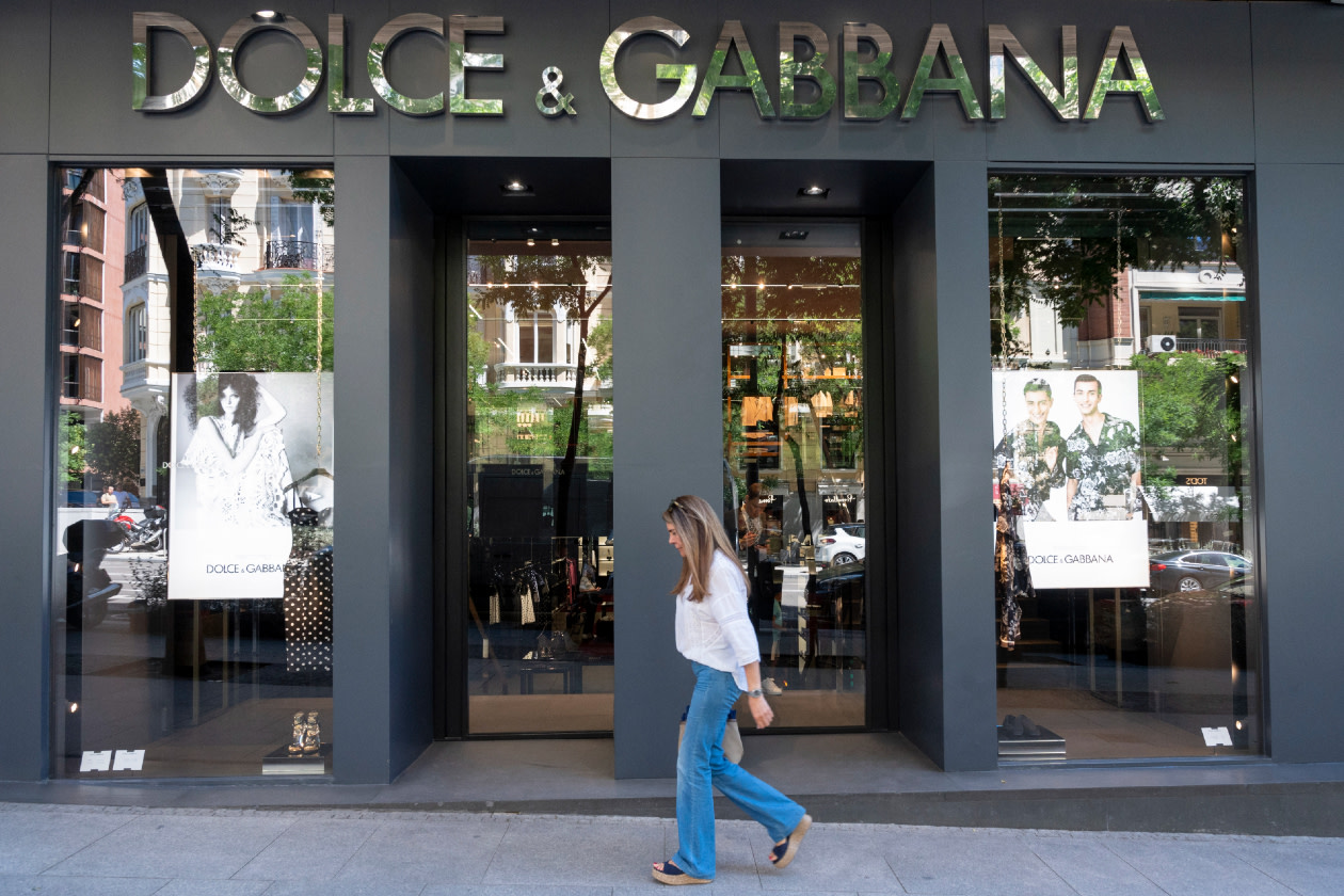 Italian luxury fashion house Dolce & Gabbana (Photo by Xavi Lopez, SOPA Images, LightRocket via Getty Images)