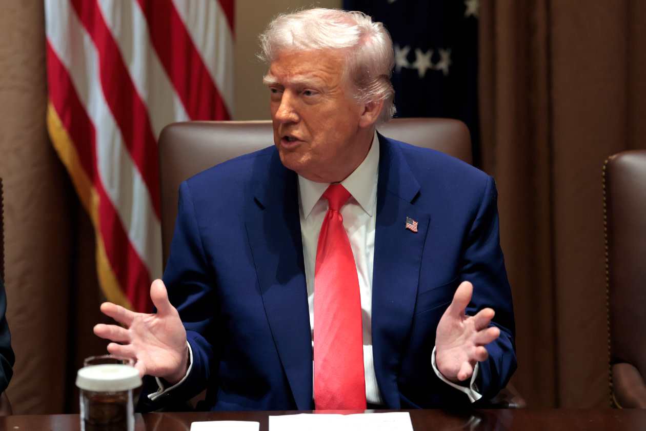 President Trump presides over cabinet meeting (Photo by Anna Moneymaker/ Getty Images)