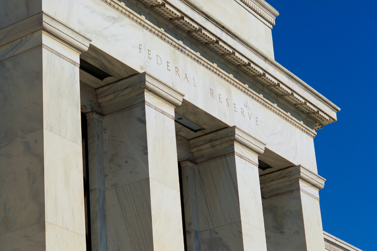 Column detail at Federal Reserve - GettyImages