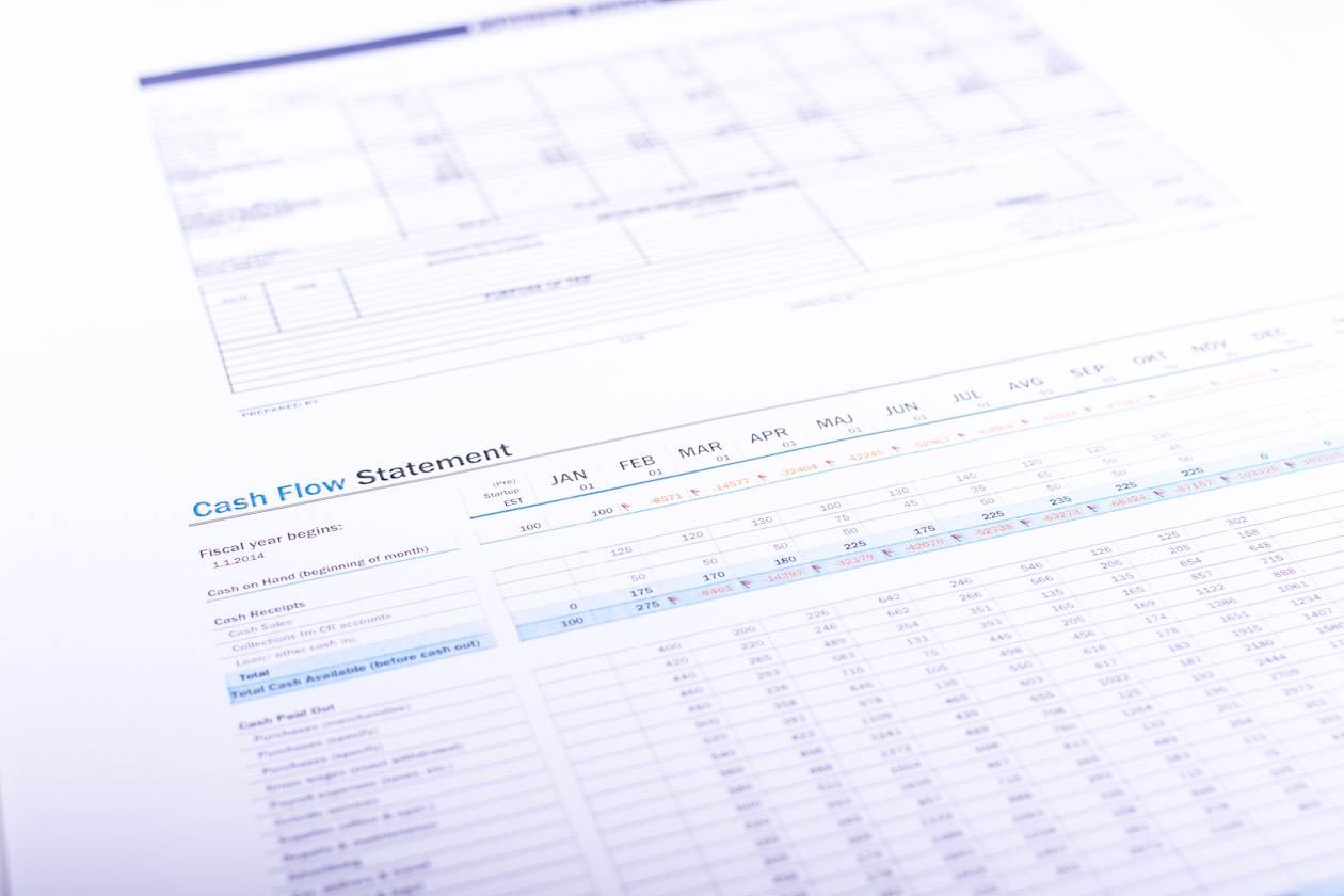 Cash flow statement form