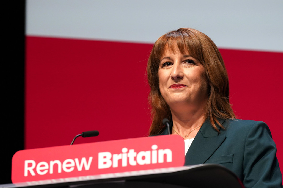 Rachel Reeves speaks on stage (Photo by Ian Forsyth, Getty Images).jpg