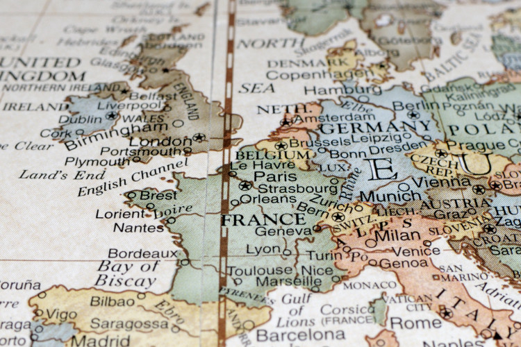 Europe-map-globe