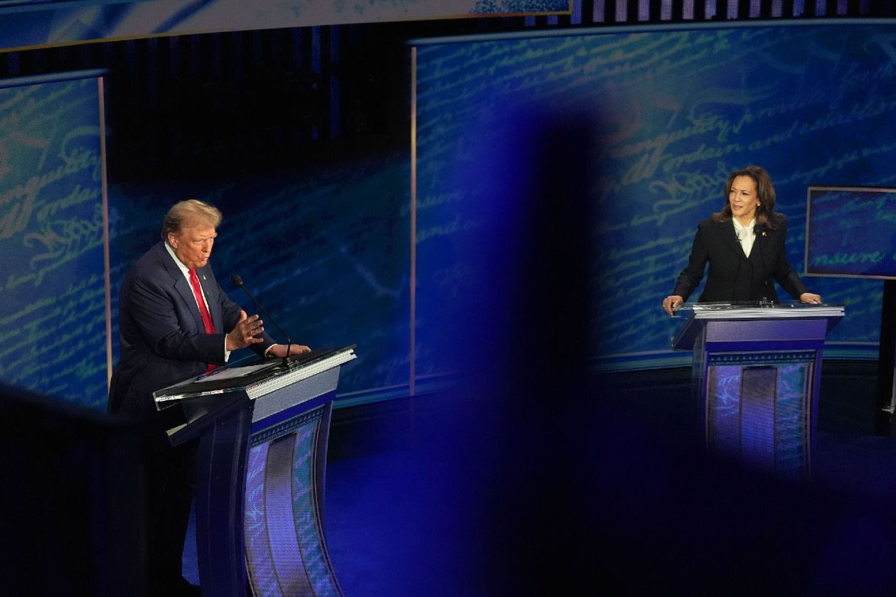 Democratic presidential nominee, U.S. Vice President Kamala Harris and Republican presidential nominee former President Donald Trump Debate - GettyImages