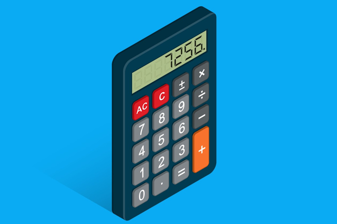 A calculator on a blue background.jpg