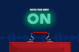Green Switch Your Money On logo with an overlayed red Budget briefcase.jpg