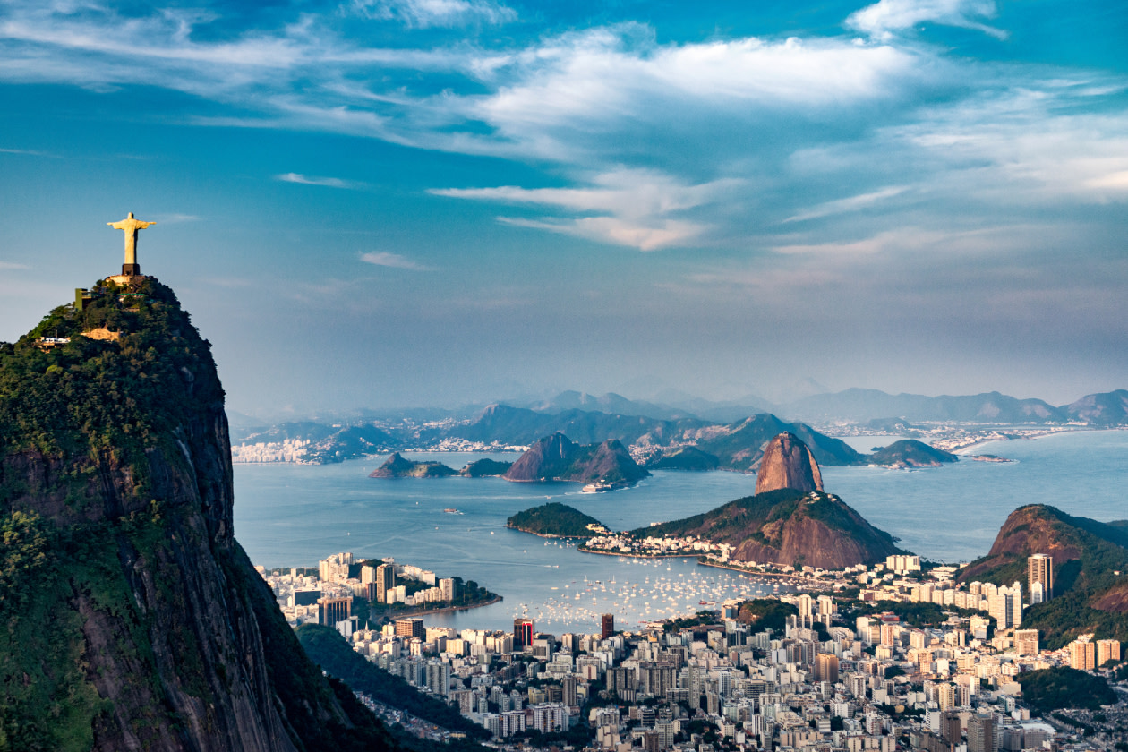 Aerial view of Rio De Janeiro, Brazil- GettyImages