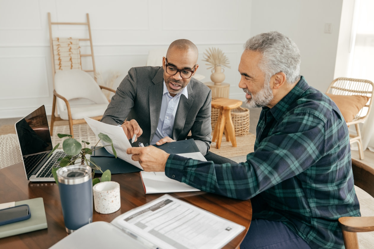 Man getting advise from a pensions expert.jpg